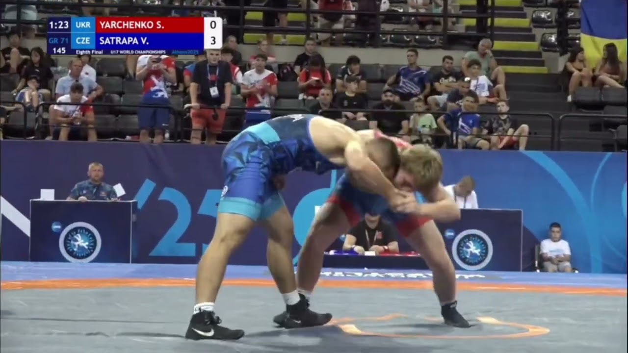 S. YARCHENKO (UKR) vs V. SATRAPA (CZE) | GR 71 1/8 | u17 World championships 2025