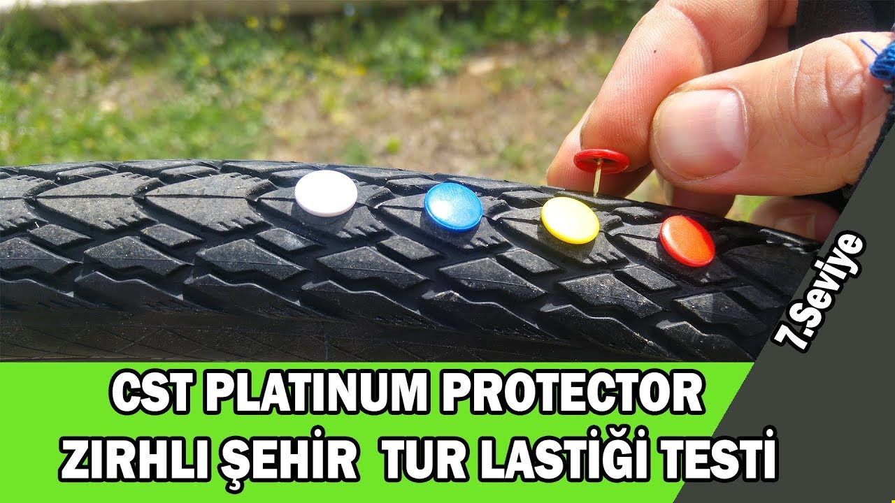 CST Zırhlı Şehir Tur Lastiği Testi/CST PLATINUM PROTECTOR TEST