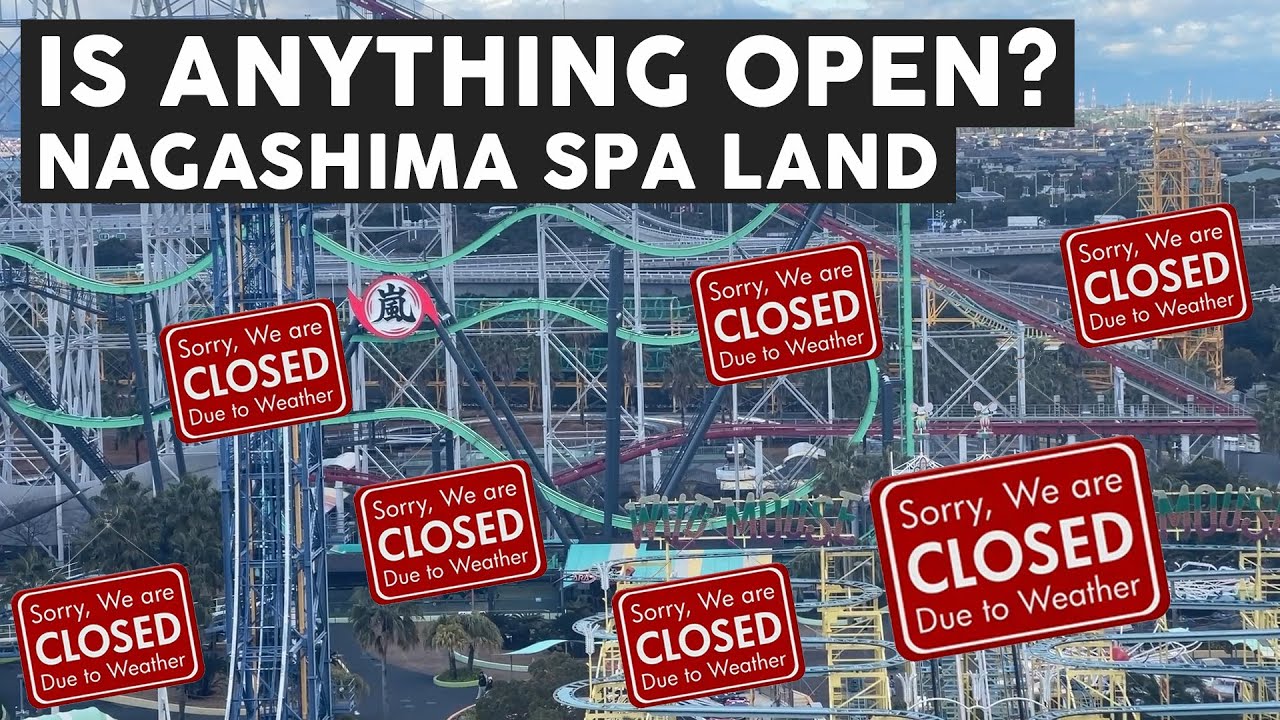 A WET start at NAGASHIMA SPA LAND | Theme Park Vlog | Asia Trip 2024 | Ep40