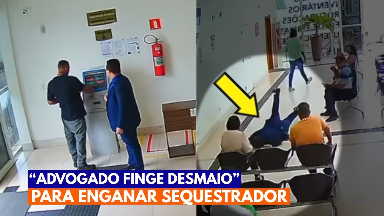 Advogado Finge Desmaio para Escapar de Sequestrador dentro de Cartório em Goiás | HDN News