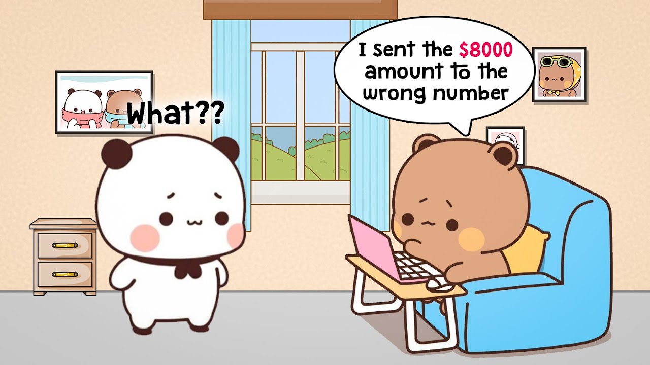 #BDC88 ▶Dudu sent $8000 Amount to WRONG account😥😓 | Dudu Scolded him | BUBU DUDU Cuties | peachgoma