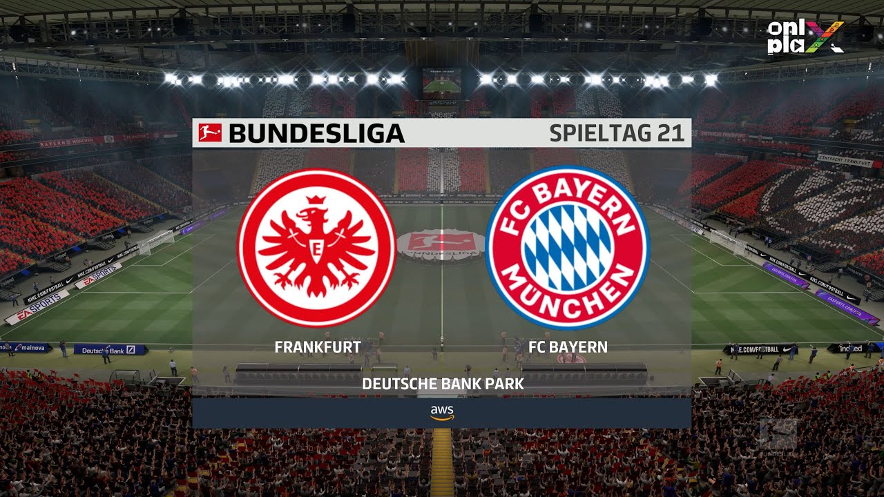 Fifa 21 4K Eintracht Frankfurt vs F.C Bayern München Bundesliga Match  / Gameplay