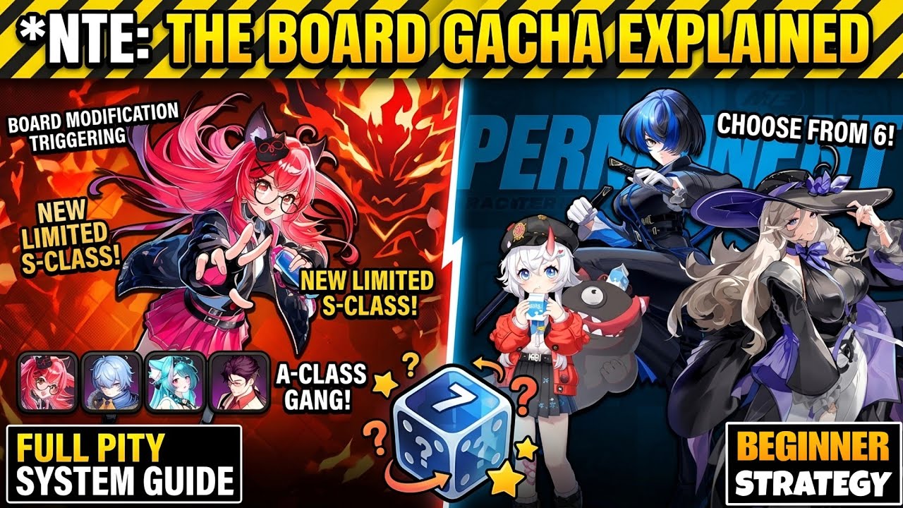 NTE Gacha is CRAZY! 🎲 The Board System & Pity Explained! (Neverness to Everness)