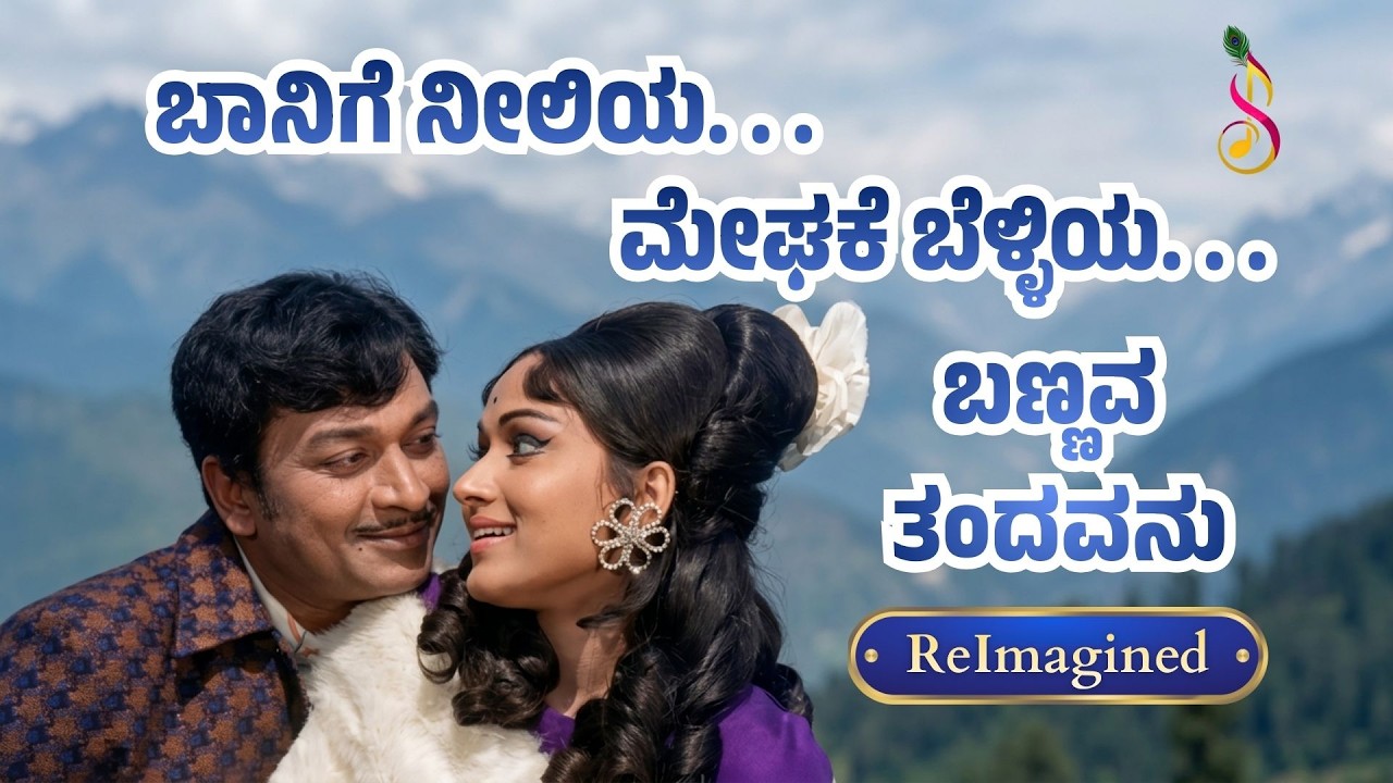 ಬಾನಿಗೆ ನೀಲಿಯ ಮೇಘಕೆ ಬೆಳ್ಳಿಯ | ಬಿಡುಗಡೆ | ಡಾ. ರಾಜ್‌ಕುಮಾರ್, ಭಾರತಿ | ReImagined Romantic Fusion