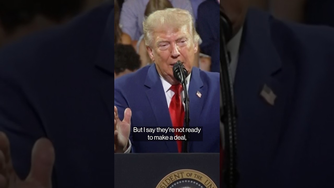 Trump Says Iran 'Not Ready' to Make a Deal Yet