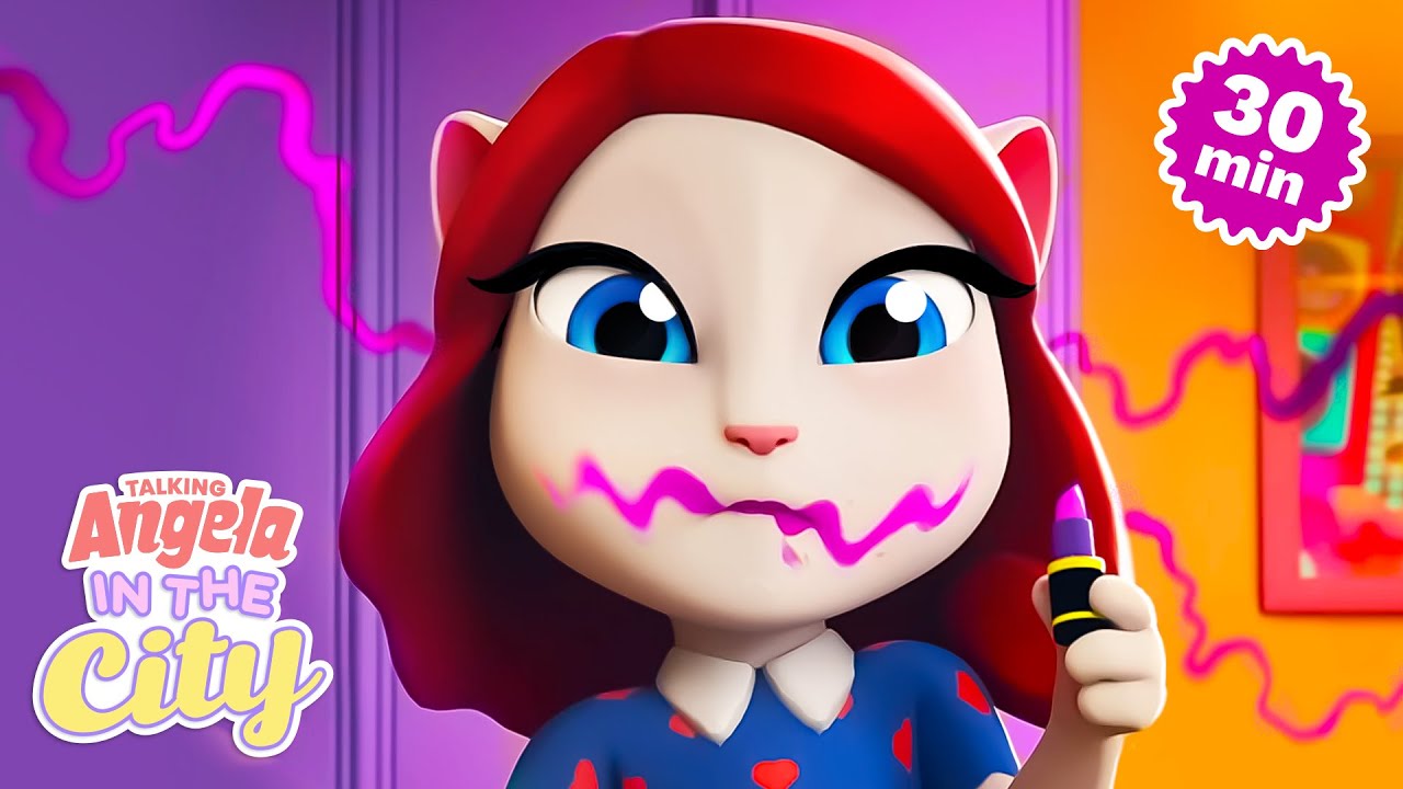 Oopsie Doopsie 🤷&zwj;♀️😅 Talking Angela: In The City Compilation