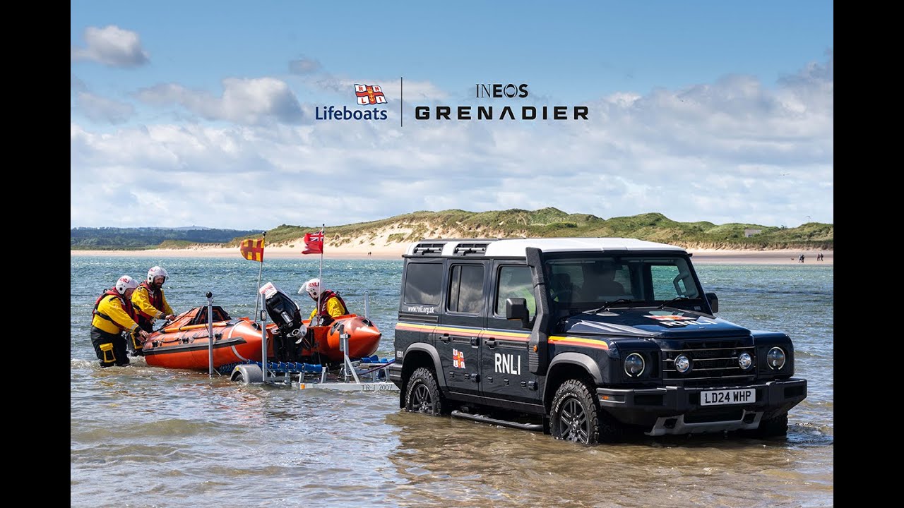 INEOS Grenadier & RNLI working hand in hand.