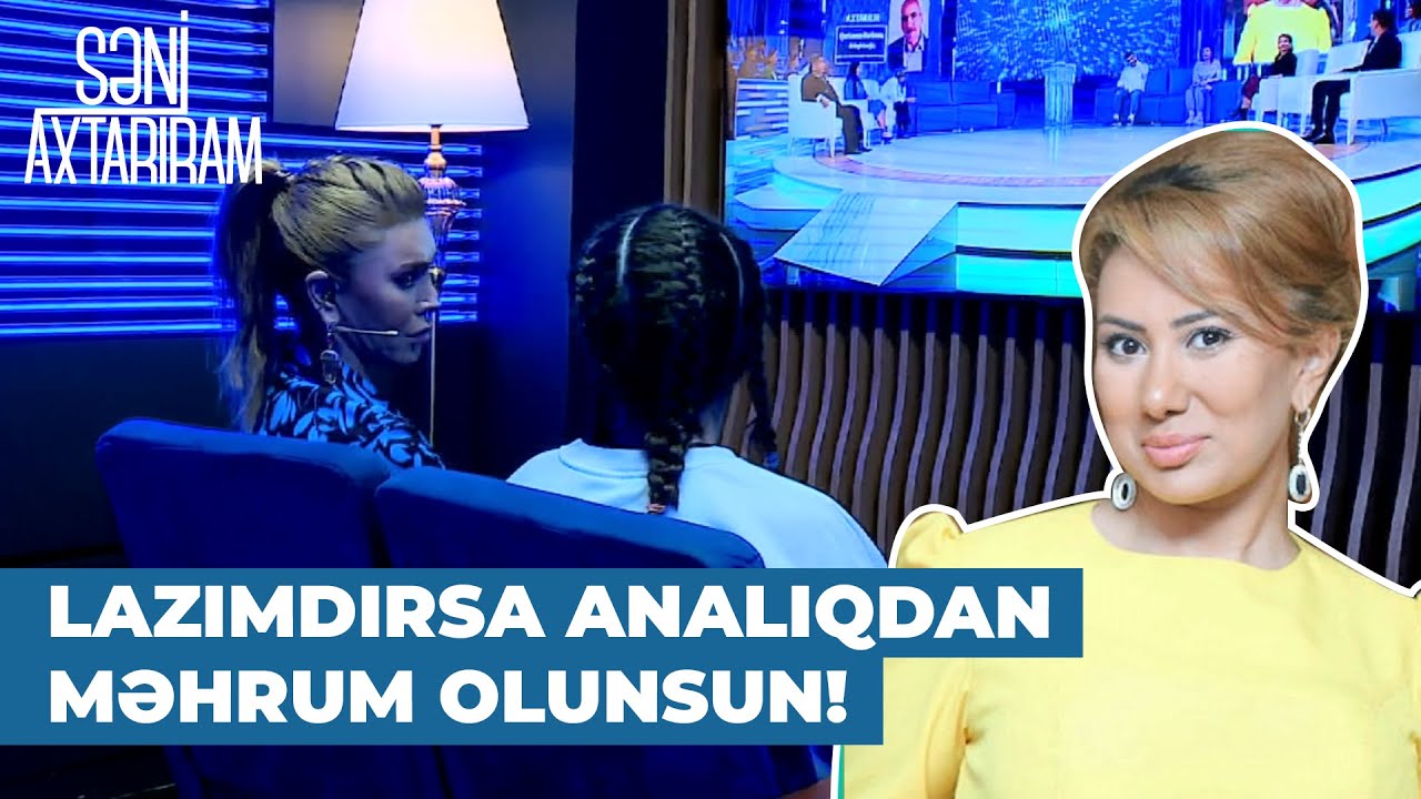Səni Axtarıram | Təranə Səmədovanın qızı ağladı |Bacımla birlikdə Rəqsanə xalagildə qalmaq istəyirəm