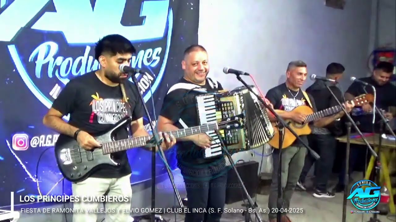 LOS PRINCIPES CUMBIEROS EN VIVO 2025 | FIESTA DE RAMONITA VALLEJOS | CLUB EL INCA 20-04-2025 🎉🎉🎉