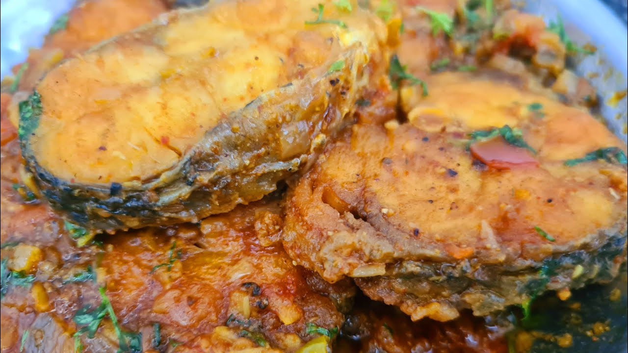 Рыба синдхи сейал || Рыба синдхи с луком и овощами || Рыба синдхи с овощами