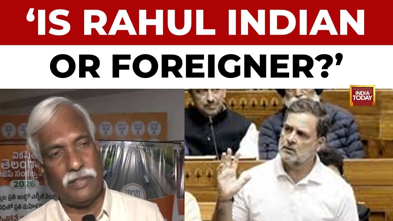 Political Clash: BJP Leader Hits Back at Rahul Gandhi&rsquo;s &lsquo;Bharat Mata&rsquo; Remark | India Today News