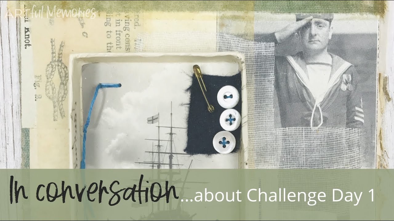 Artful Memories Challenge Day 1 - Jack and Jane's discussion