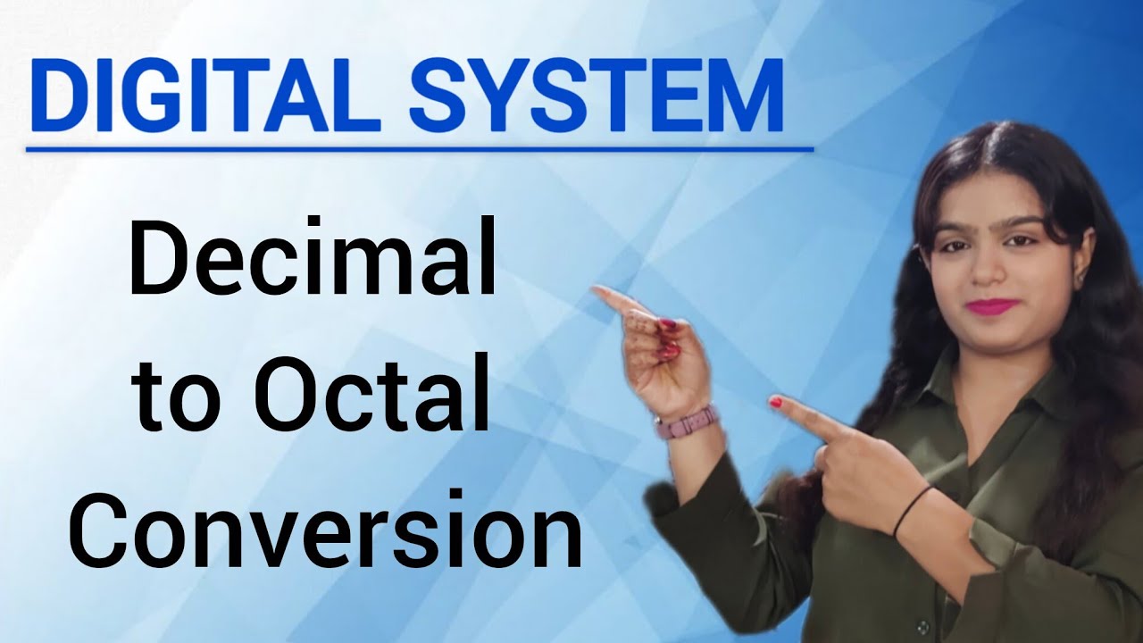 Decimal to Octal Conversion |Digital System 