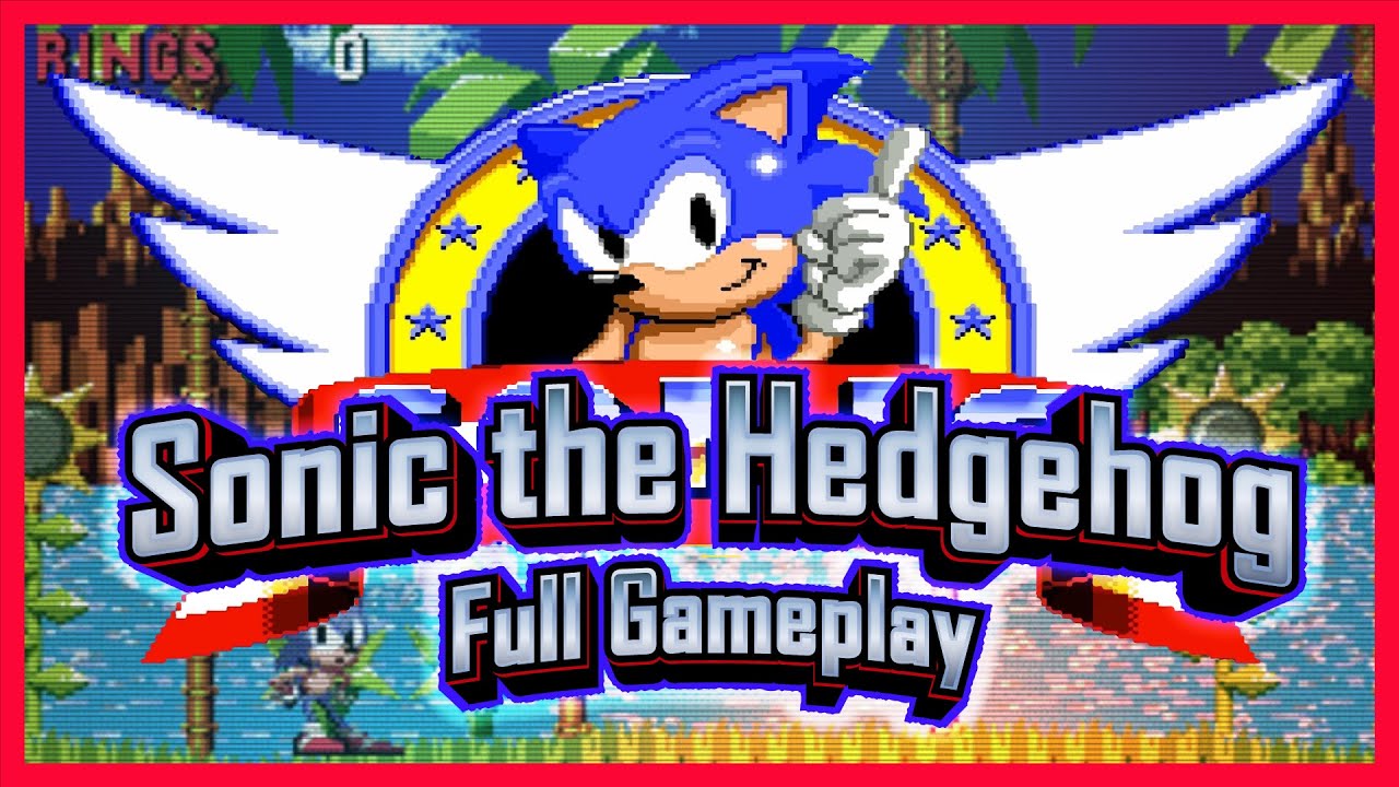 Sonic The Hedgehog - Full Gameplay [ No Commentary - Long play - No Death]