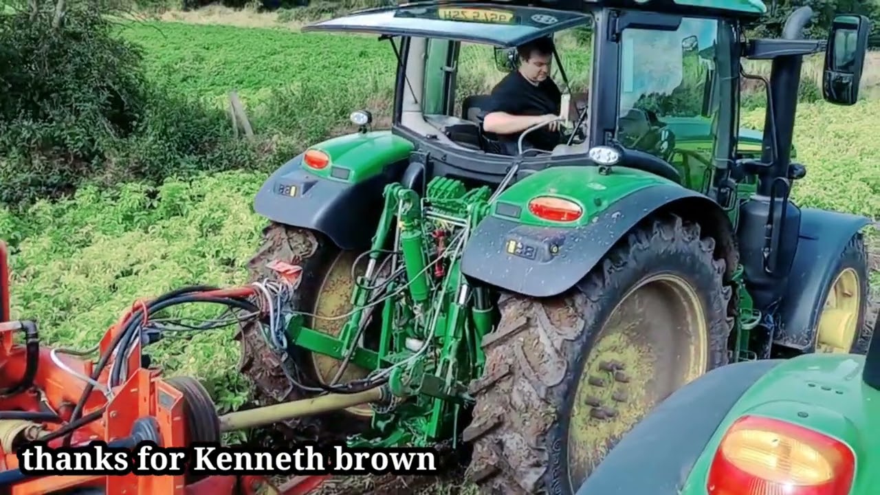 Potato Harvesting Grimme Variant DL 1500 & Heavy Tractor | Efficient Farm Harvest |session 2024