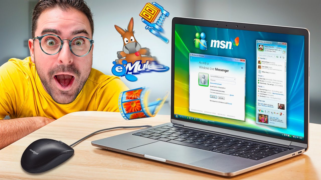 Provo MSN, EMULE e MOVIE MAKER nel 2025! (funzioneranno?)