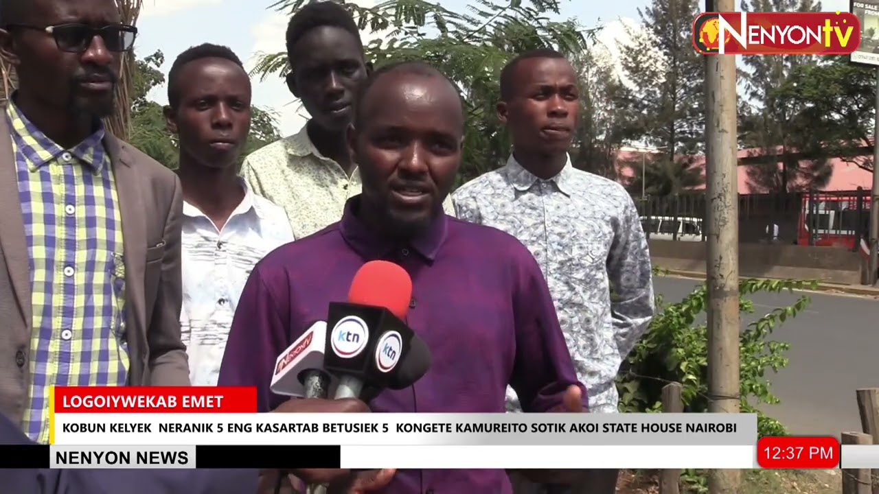 FIVE MEN TREK FOR FIVE DAYS FROM KAMUREITO, SOTIK TO STATE HOUSE IN BID TO MEET THE PRESIDENT