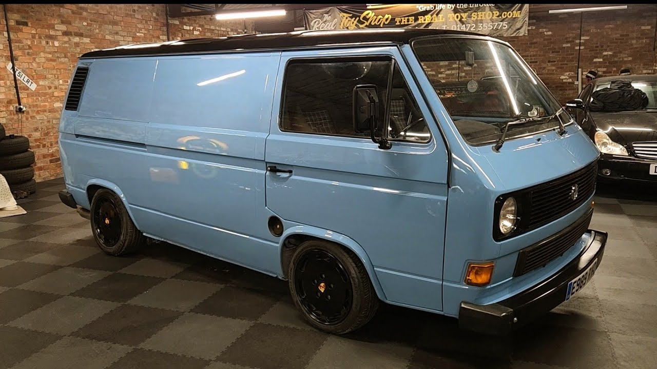 VW T25, Porsche 928 wheels Sports exhaust sound ,Power steering, Recaros ,twin carbs ,great day Van
