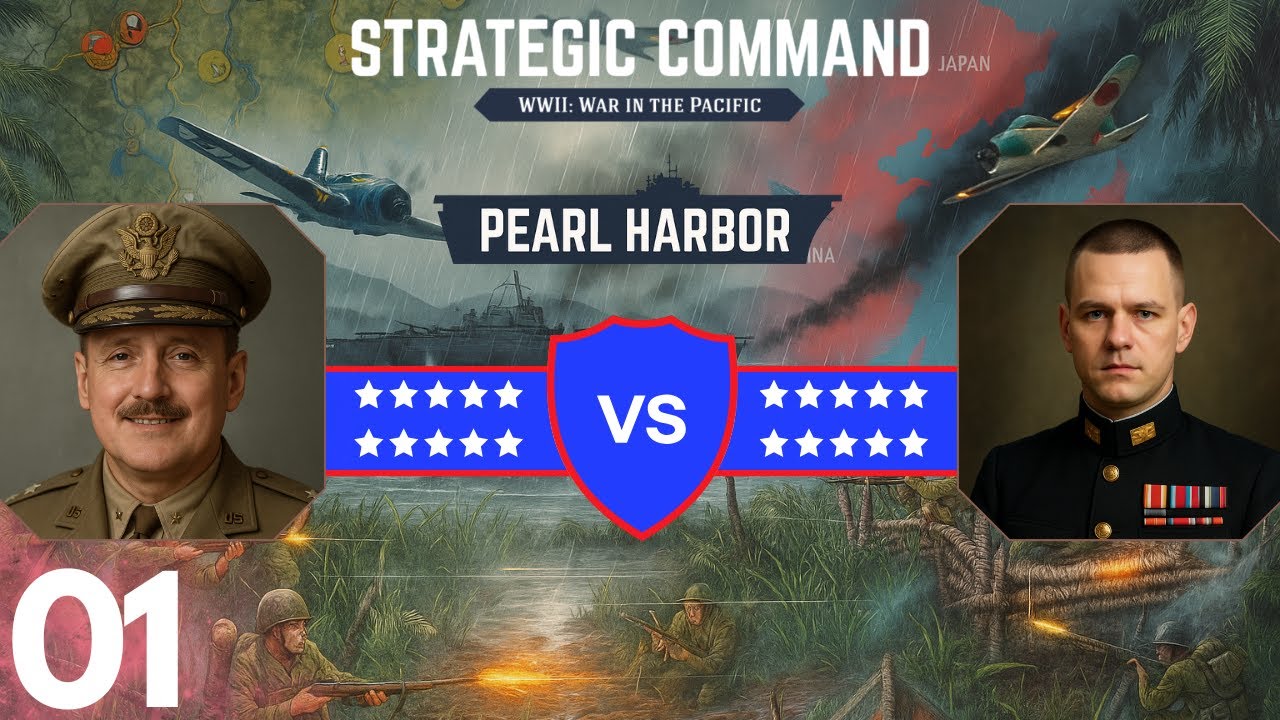 Strategic Command War in the Pacific | Multiplayer - @StrategieEcke | Pearl  Harbor #01