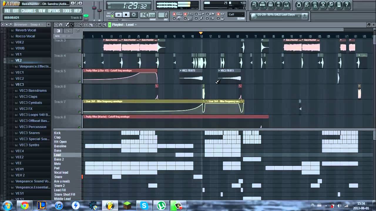 Basshunter - Oh Sandra (DJ Adik Full Version) FL STUDIO 10 | FREE FLP!! |