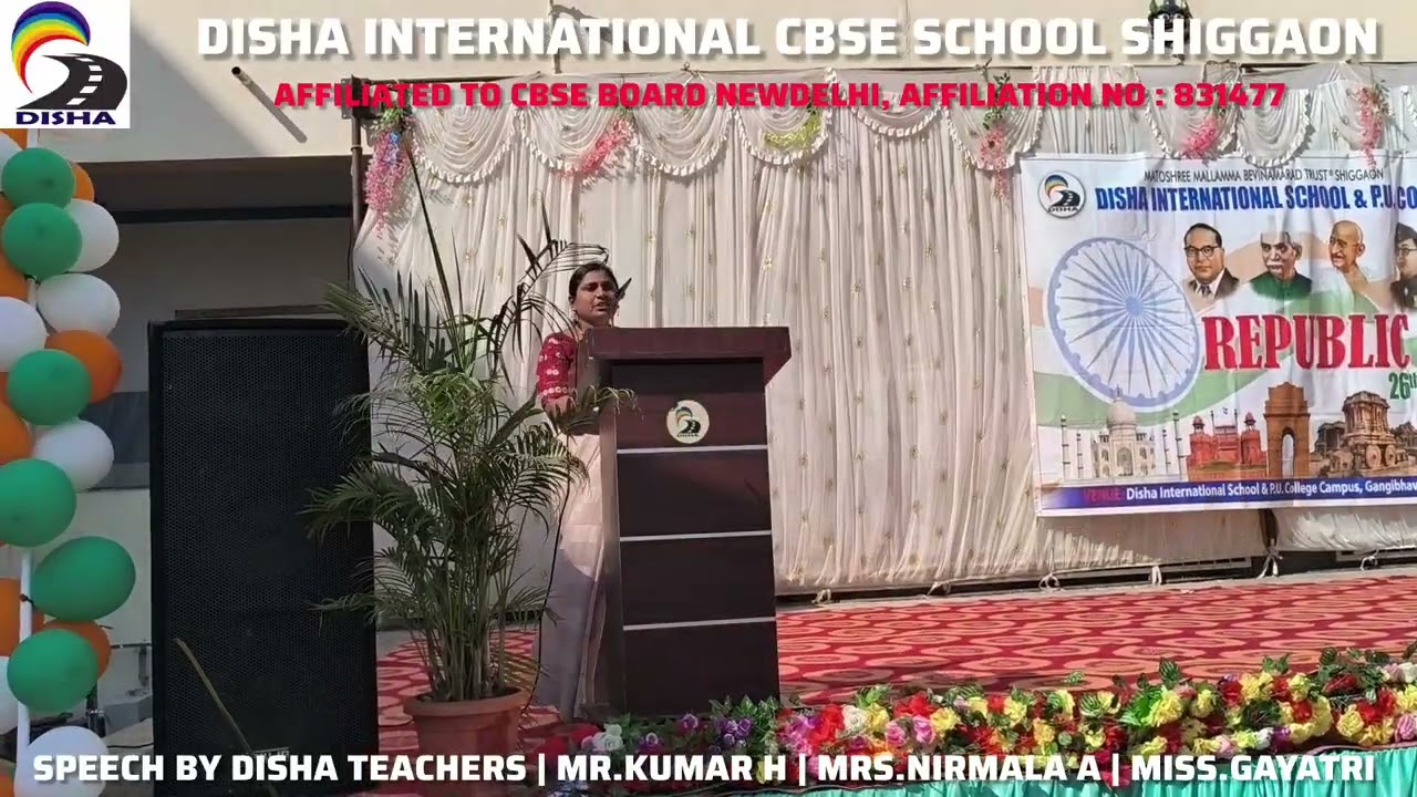SPEECH BY DISHA TEACHERS | 