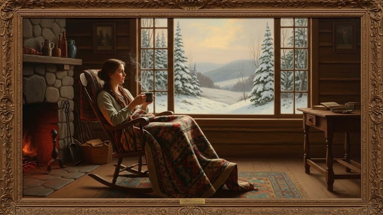 Framed TV Art Screensaver | Cosy Winter Weekend | TV Screensaver | 8 Hours