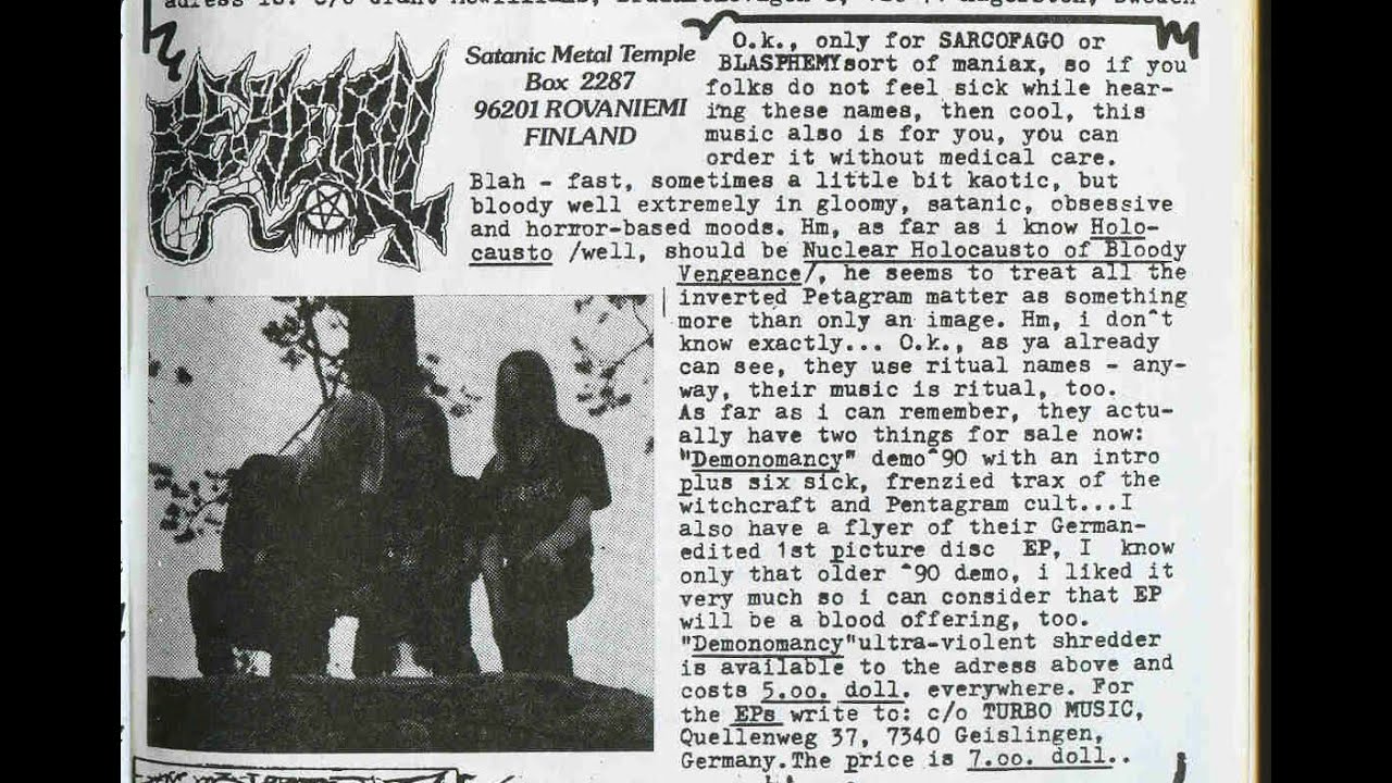 Pseudochrist (Pre-Beherit) - Live Rioviainiemii 1990