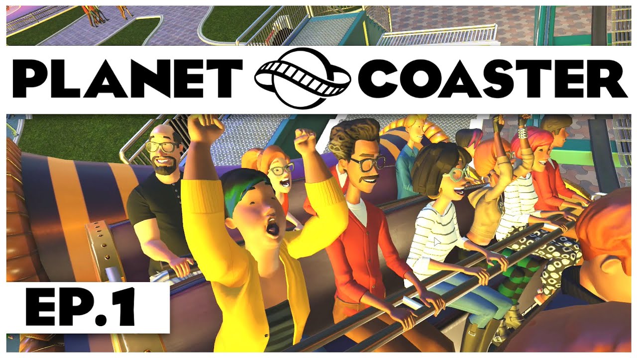 Planet Coaster - Ep. 1 - Flat Rides and Modular Building! - Let's Play Planet Coaster Gameplay
