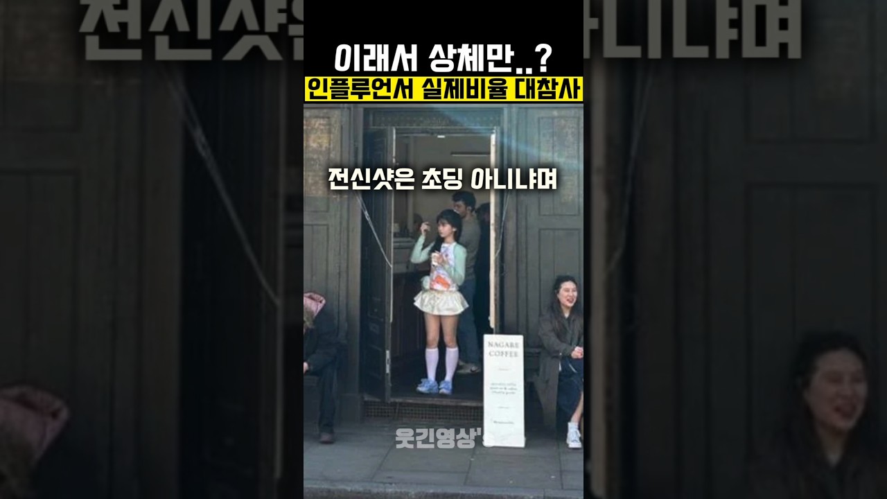 인플루언서 실물비율 레전드 대참사 모음