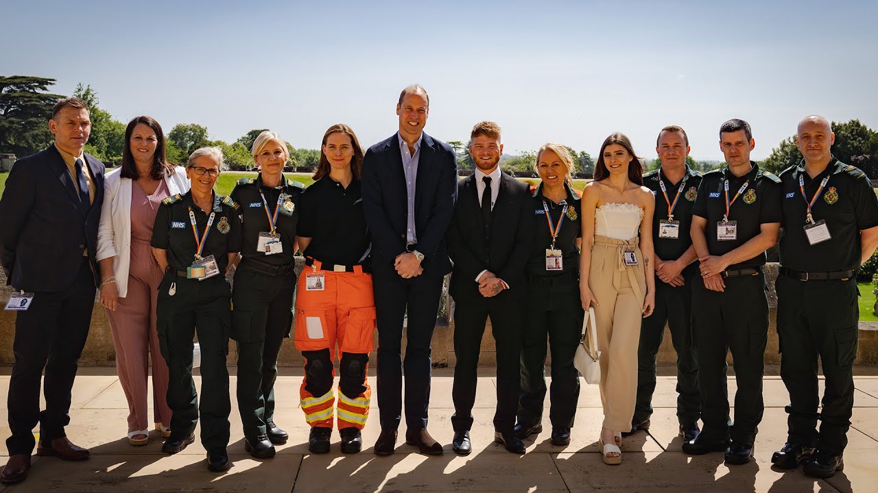 Prince of Wales reunited with crash survivor Jack, and the Air Ambulance crew who saved him