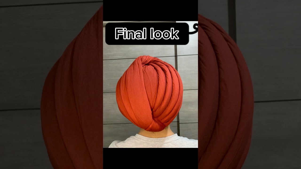 Turban in 9 second pagg❣️ #PaggDiShaan #turbanpride #sikhwarrior #turbanswag #sikhcommunity #shorts