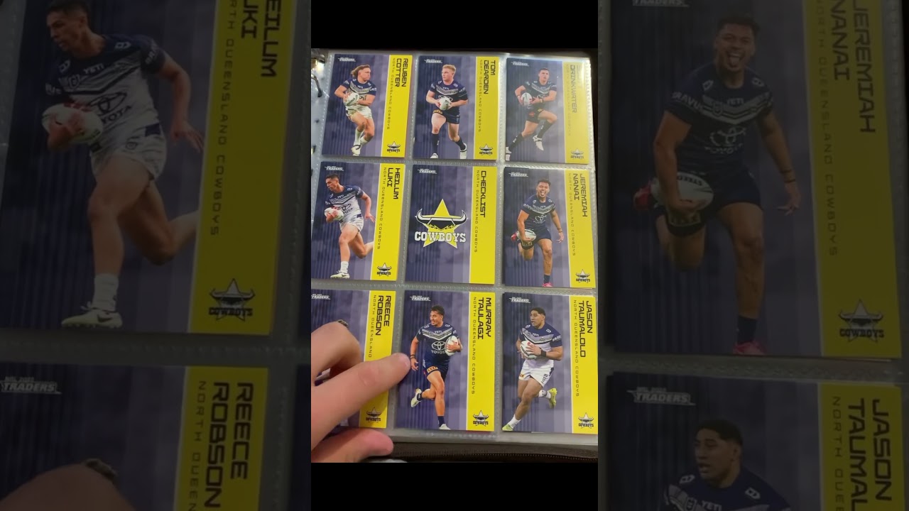 My 2025 Titanium Nrl cards Normals.Go Eels!! 