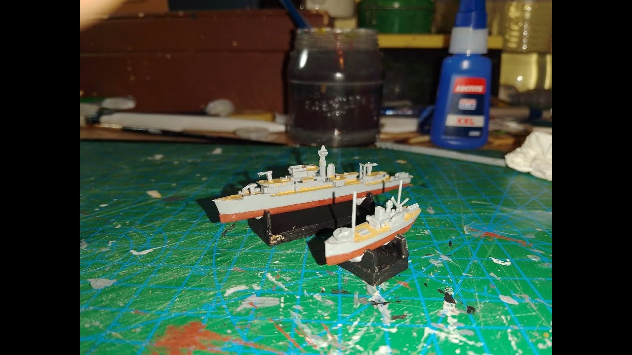 Eaglewall - Battle of the Atlantic 2 - 1/1200 - Part 3 - Complete Model Building Video