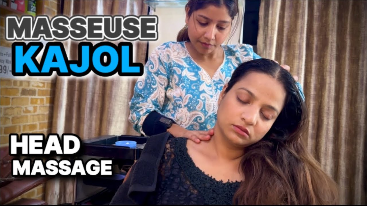 ASMR Head | Forehead | Hand & Neck Massage By Indian Masseuse Kajol  # Indianbarber #sensoryoverload