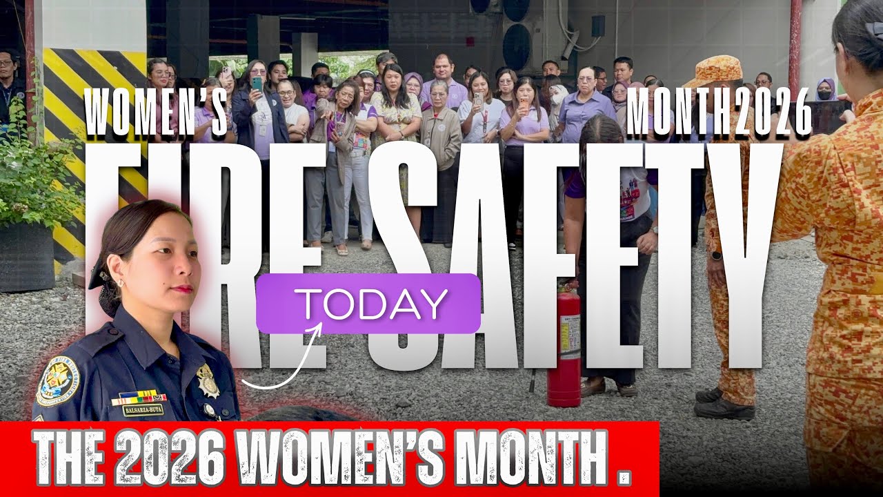 Women’s Month Fire Safety Info at COA Regional Office - Region 10. March 9, 2026.