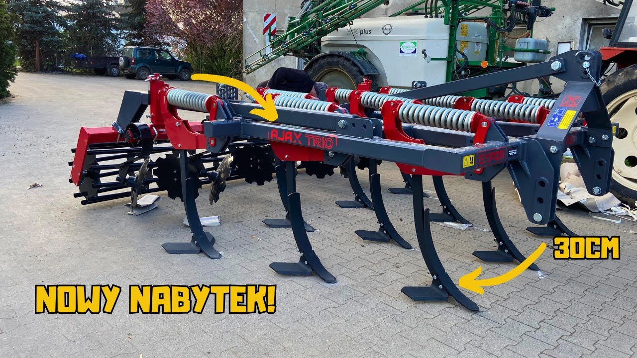 Nowy nabytek do uprawy bezorkowej 🔥EXPOM AJAX TRIO 3m | Test Valtry 155KM!