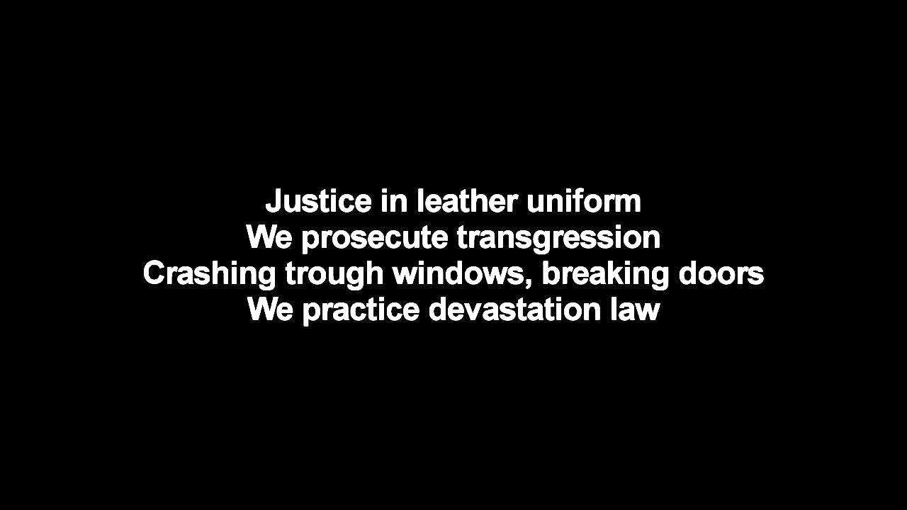 Lordi - Rock Police | Lyrics on screen | HD