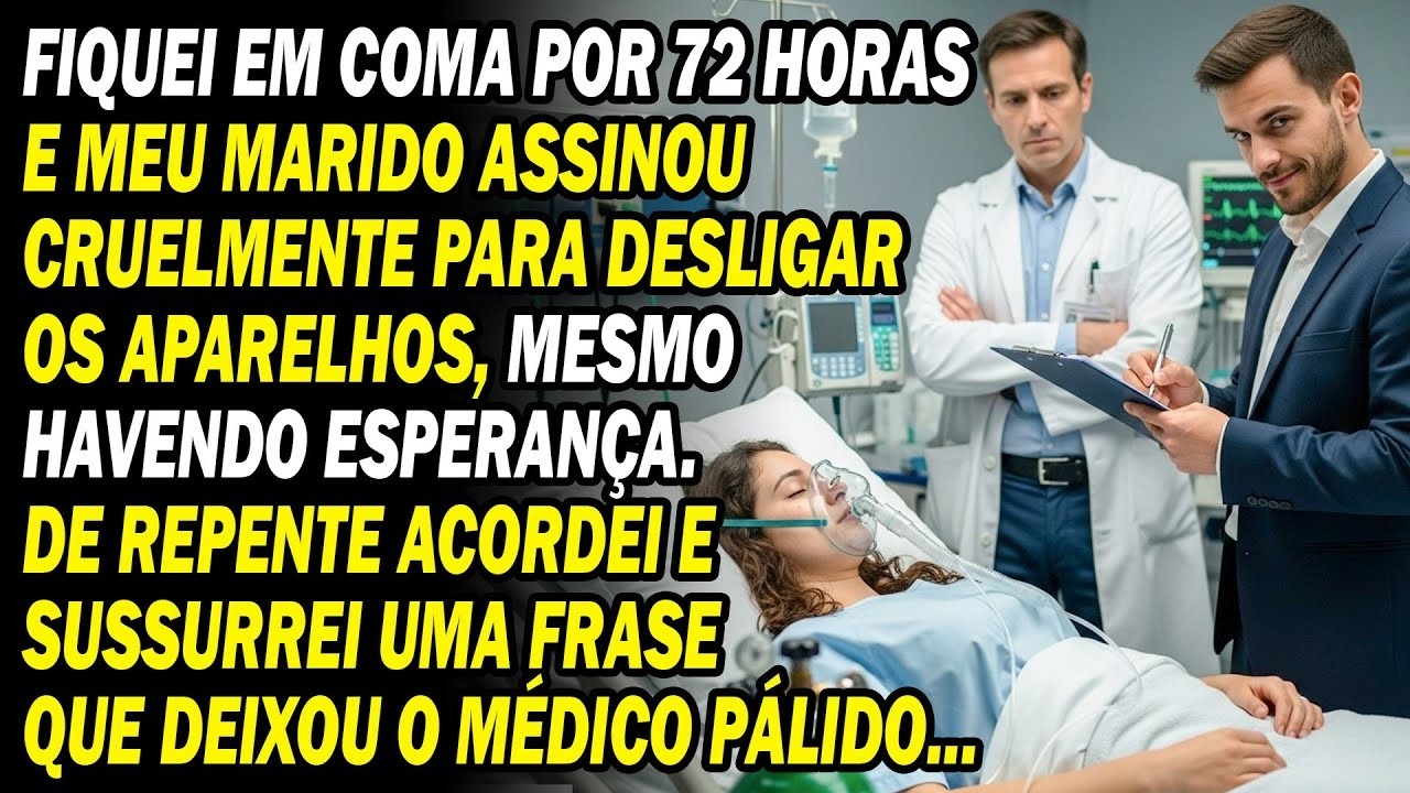 Coma De 72h Marido Cruel Mandou Desligar Tudo Mas Acordei E Disse Algo Que Deixou O Médico Branc