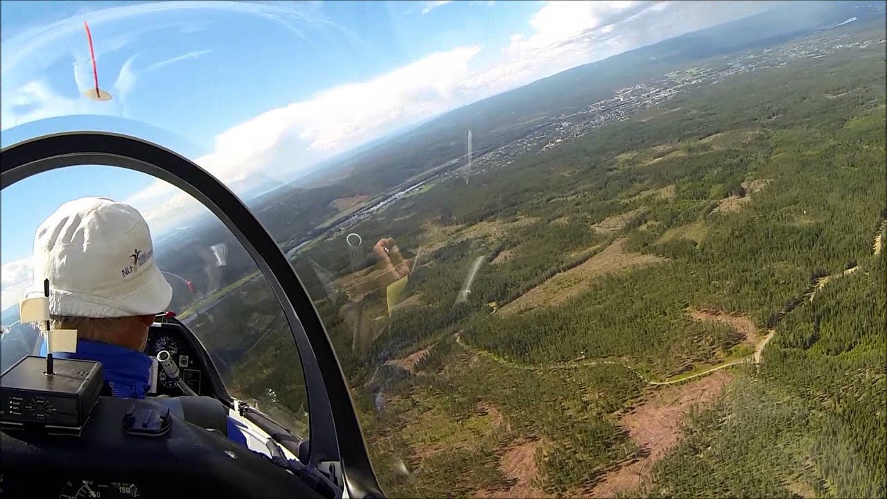 En tur med ASK21 Seilfly Starmoen Elverum 2 juli 2014