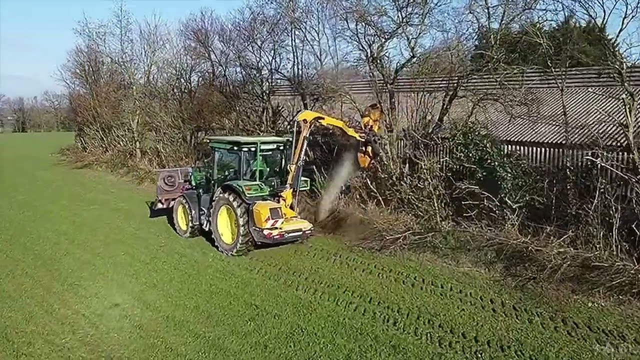 Cuma l’espérance elagage lamier 2024 john deere, noremat, 6120r