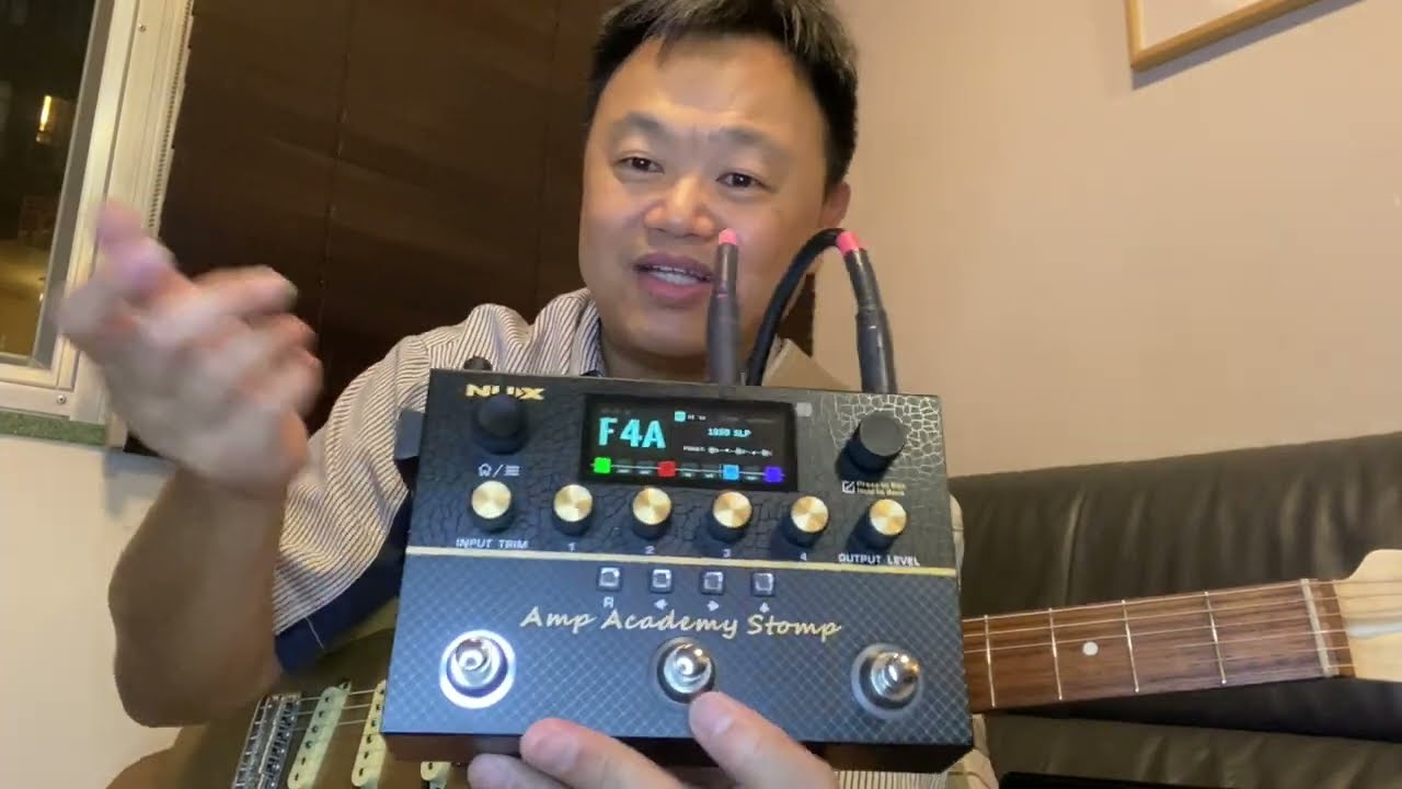 Barry Chung 新結他玩具 , 開箱 NUX Amp Academy Stomp 綜合效果器