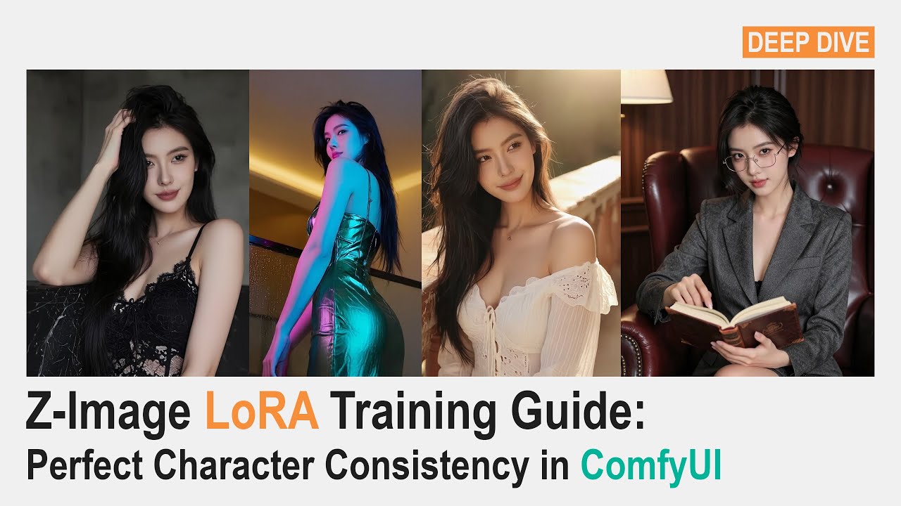 🟠 Z-Image LoRA Training Guide: Perfect Character Consistency in ComfyUI (ComfyUI Deep Dive)