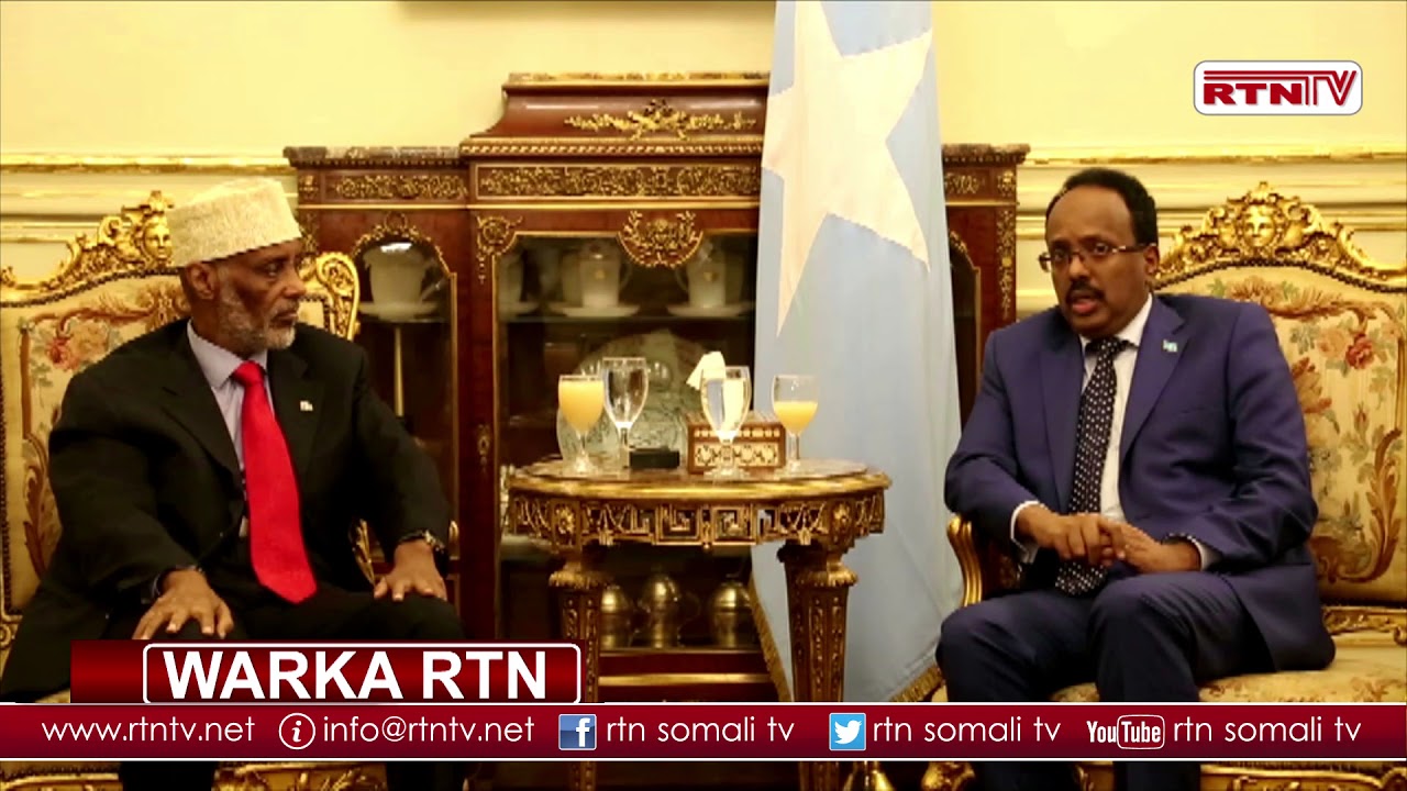 RTN TV: Madaxweyne Farmaajo oo la kulmay cabdiqaasim salaad xasan