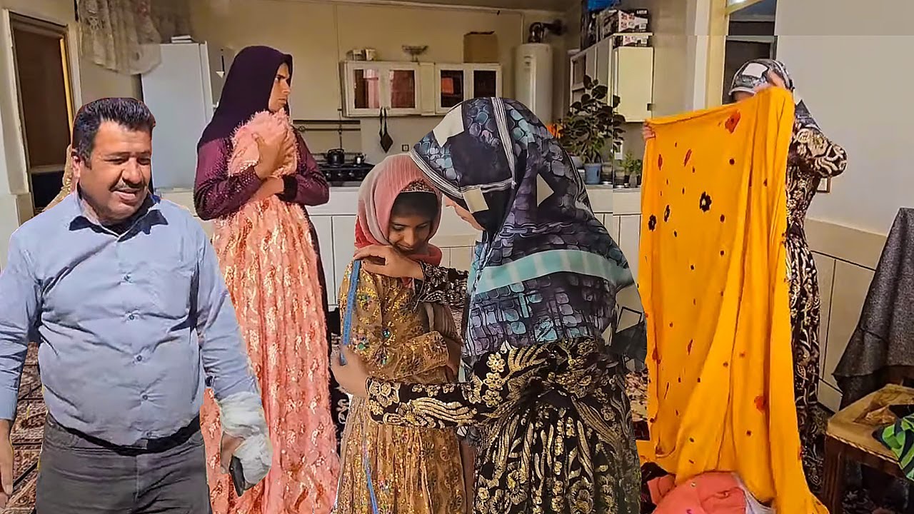 Sewing New Clothes for the Fariba's Family