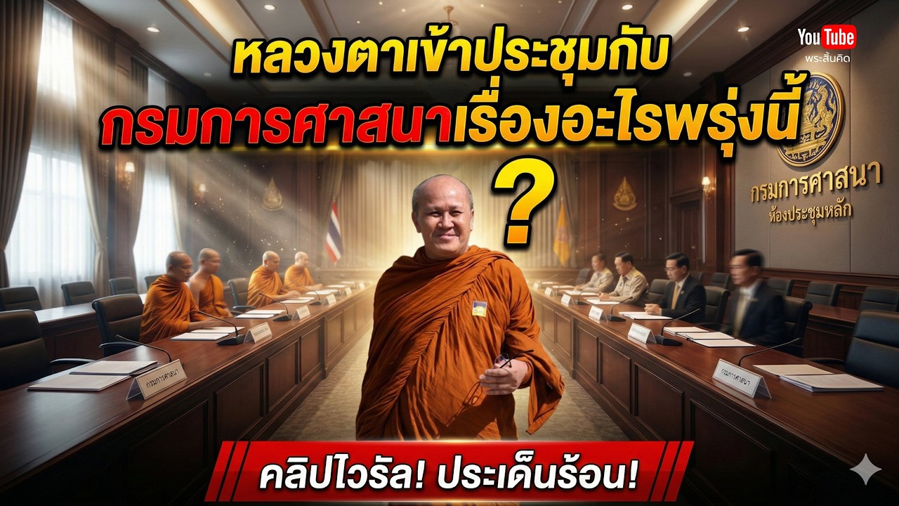 หลวงตาเข้าประชุมกับ กรมศาสนาเรื่องอะไรพรุ่งนี้ #พระสิ้นคิด #ธรรมะ #หลวงตาสินทรัพย์ #กรมศาสนา 1/3/69