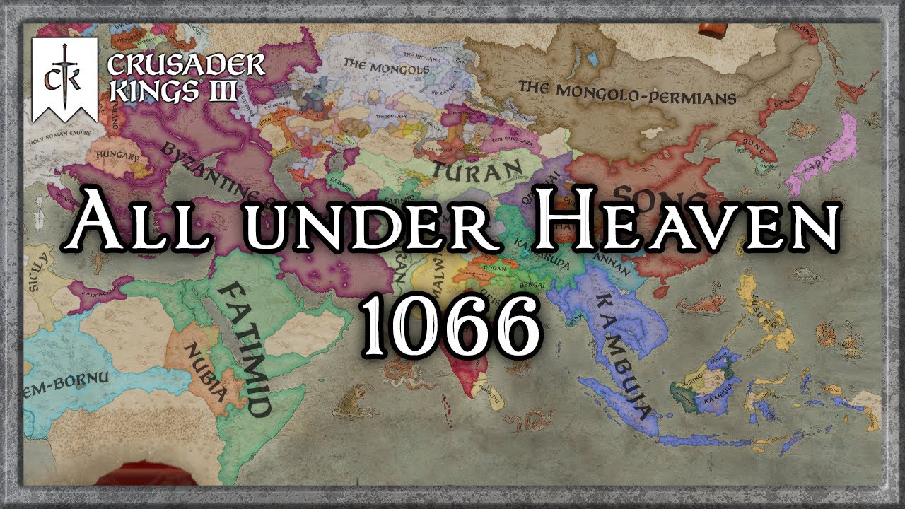 Cruasder Kings 3: All under Heaven  - 1066 AI only Timelapse