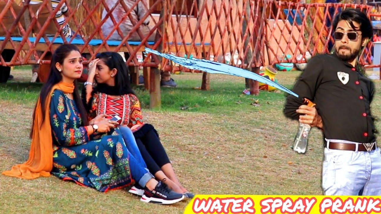 water spray prank on cute Girl's | part 1 | @AJAhsan
