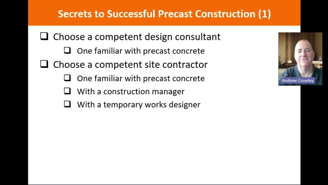 Secrets to Successful Precast Construction Part 1