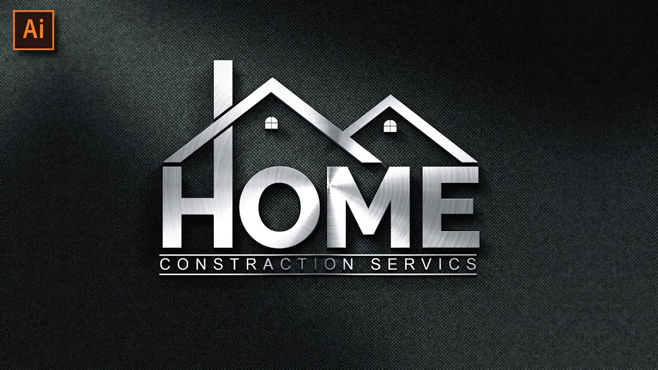 Illustrator Logo Design Tutorial : Real Estate And Construction Logo