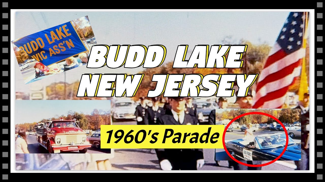 Budd Lake, New Jersey. Community Parade-With Audio. {The 1960's} {4K Color 30 fps}